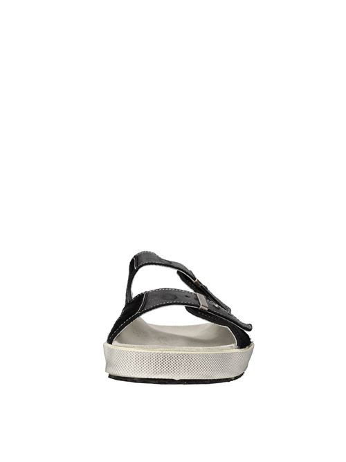 Mules in pelle HIDNANDER | SUNDL HB2MH300 360NERO-BIANCO